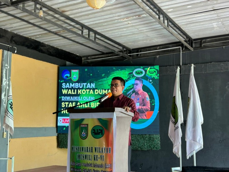 Buka Muswil VI RAPI Wilayah 04.06 Kota Dumai, Pemko Ajak RAPI Perkuat Kolaborasi Wujudkan Dumai Kota Idaman yang Berkelanjutan