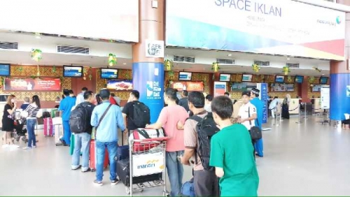 Puncak Arus Mudik  Bandara SSK II Pekanbaru Tembus 14.615 Penumpang