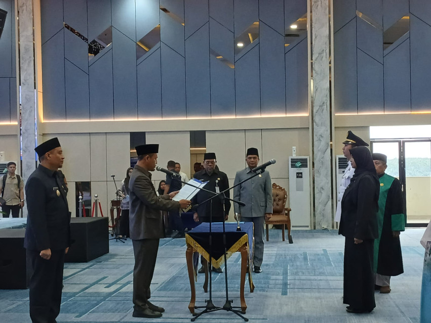 Agung Nugroho Lantik 39 Pejabat, Ini Nama-namanya