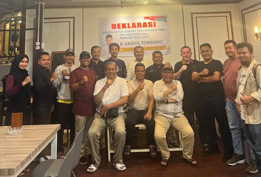 Didukung 25 Pemilik Suara, Saidul Tombang Calon Kuat Ketua SPS Riau