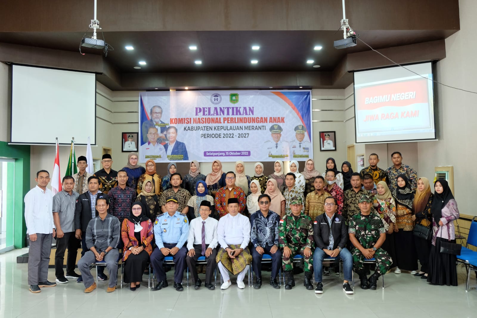 Bupati HM Adil Hadiri Pelantikan Ketua Terpilih (KPA) Kabupaten Meranti Periode 2022-2027 