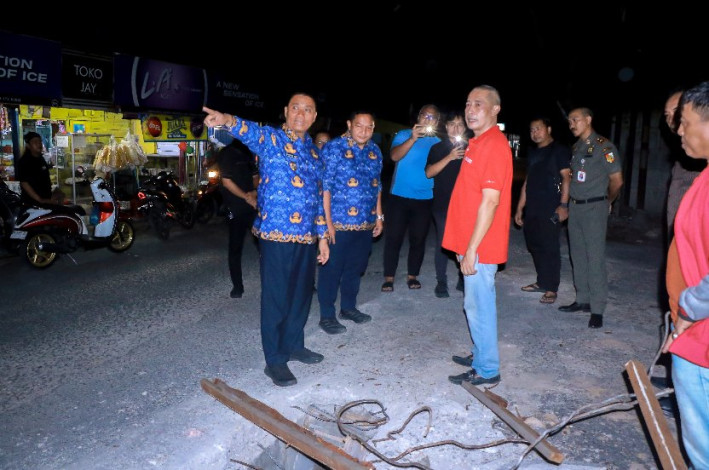 Markarius Geram, Minta Kontraktor Perbaiki Jembatan Drainase Letkol Hasan Basri