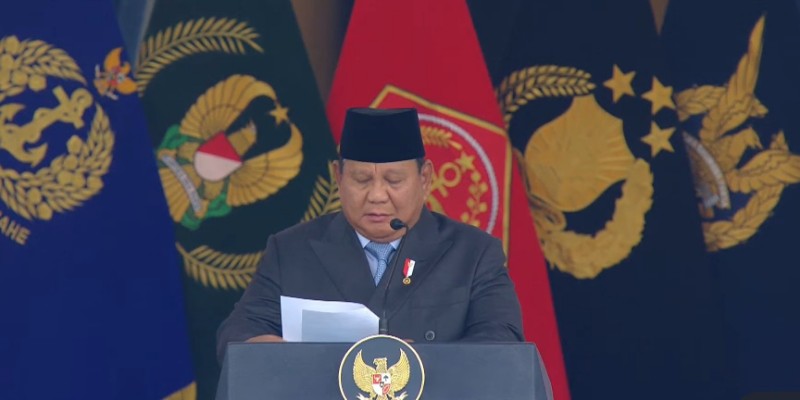 Prabowo ke Perwira TNI-Polri: Pangkat adalah Amanah dan Kepercayaan Rakyat