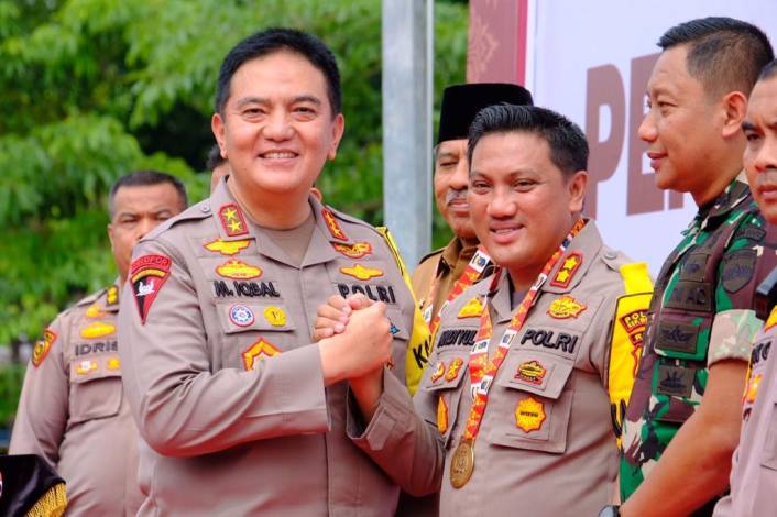 AKBP Andi Yul Terima Penghargaan Kapolres Terbaik 2023