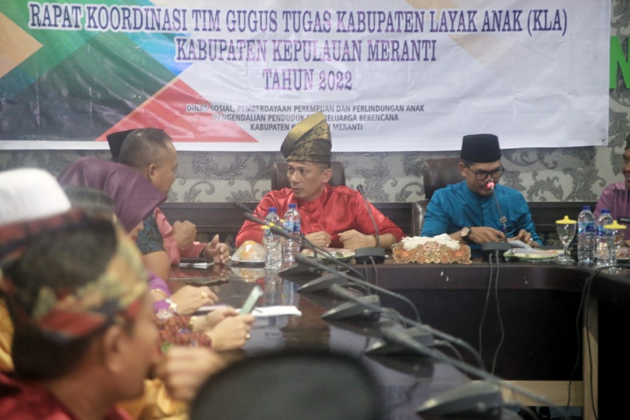 Targetkan KLA Utama, Pemkab Meranti Gelar Rakor 