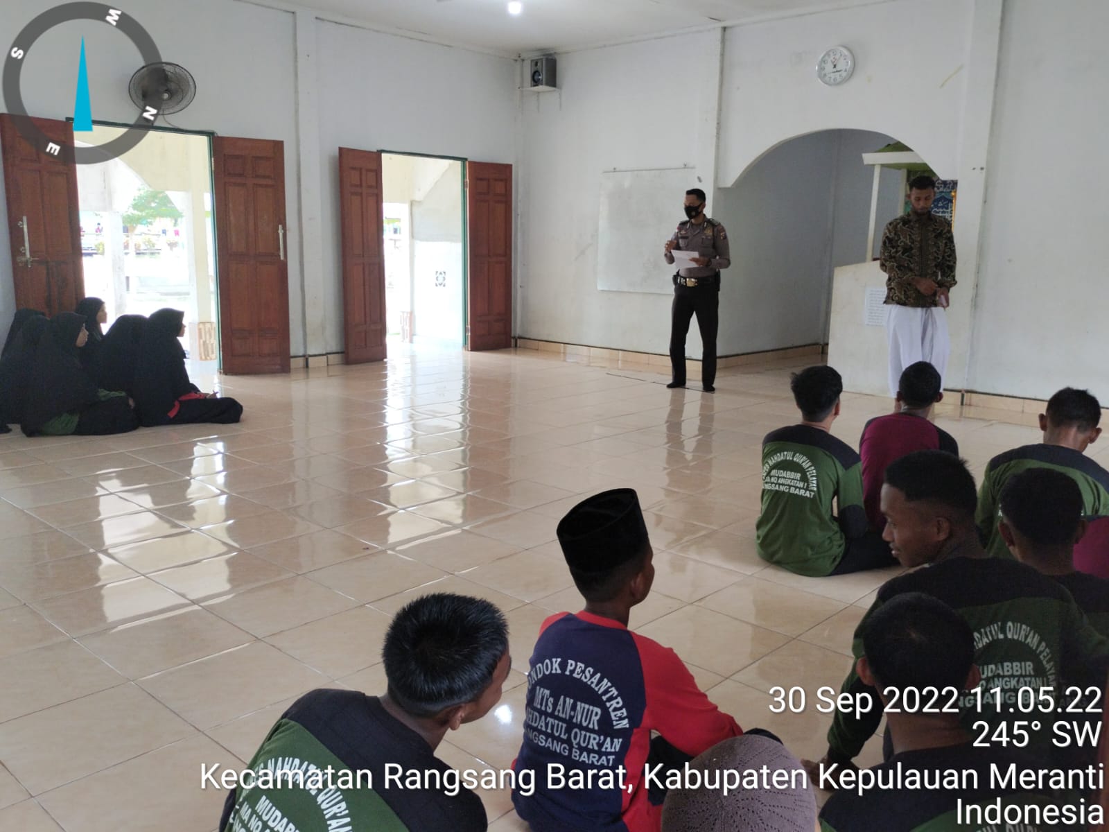 Polsek Rangsang Barat Sosialisasikan Rekrutmen Proaktif Bintara Polri 2023 dari Talent Scounting