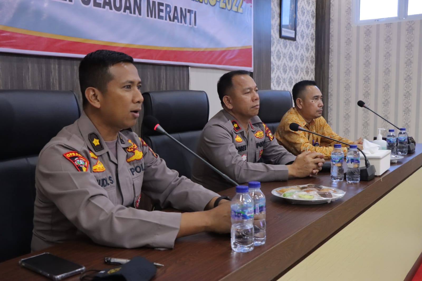 Polres Meranti Gelar Rapat Eksternal Operasi Pekat Lancang Kuning 2022