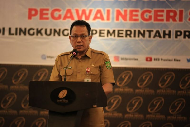 332 Tenaga PPPK Pemprov Riau Terima SK Pengangkatan Pegawai  dari BKD Riau