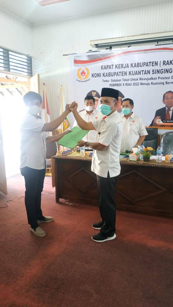 Resmi Menjadi Anggota KONI, ESI Kuansing  Siap Berikan Prestasi Terbaik Untuk Daerah