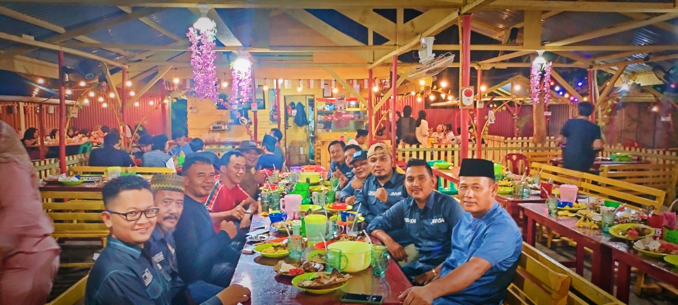 Danramil Meranti Kapten Isnanu Silahturahmi Bersama JMSI Meranti.
