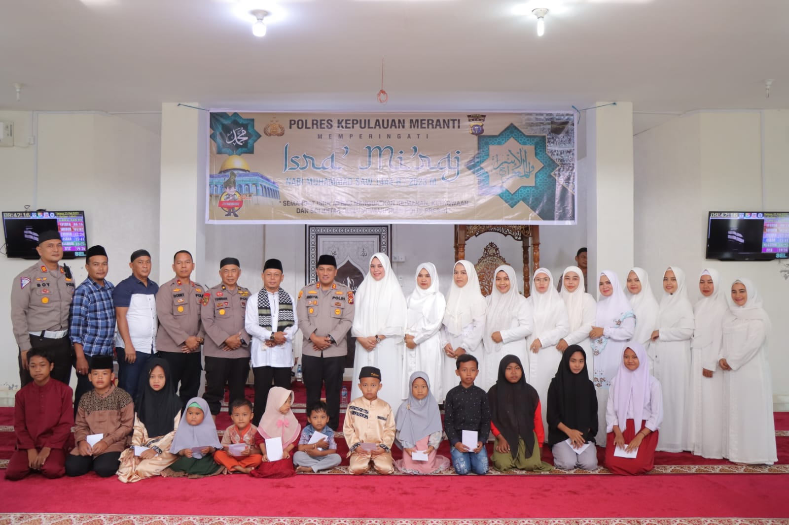 Peringati Isra' Miraj, Kapolres Meranti Ajak Personel Teladani Perbuatan dan Akhlak Nabi Muhammad SA