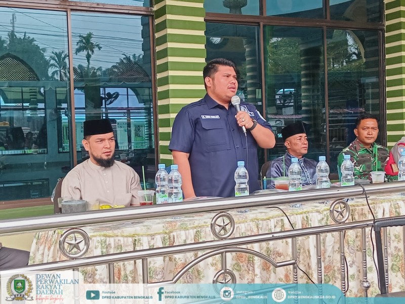 Wakil Ketua DPRD Bengkalis M. Arsya Fadillah Dorong Pembangunan Masjid Baitul Kiram Lewat Bazar Amal