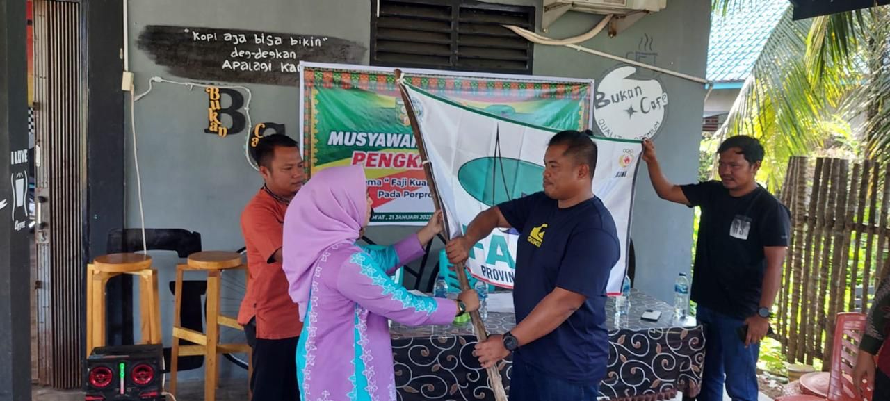 Riki Jamaris terpilih secara aklamasi sebagai Ketua FAJI Kuansing