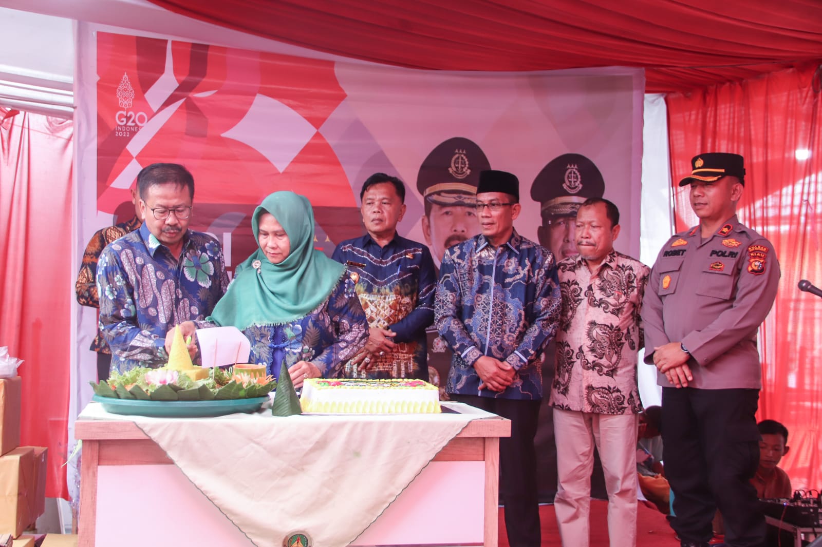 Wabup H Asmar hadiri syukuran Hari Bhakti Adhyaksa ke 62 dan Hut Ikatan Adhyaksa Dharmakarini ke 22