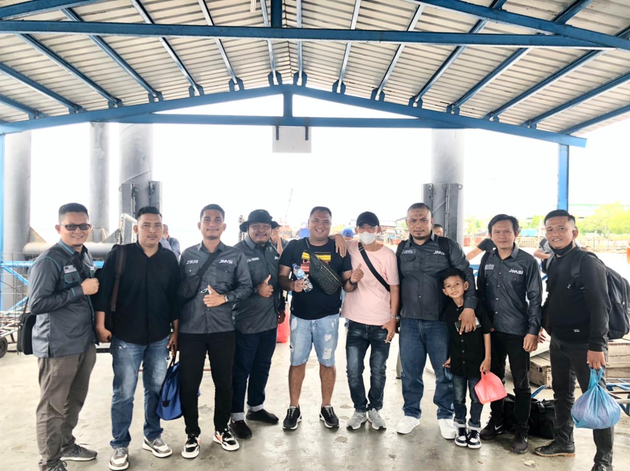 Dewan Pakar dan Pengurus JMSI Kepulauan Meranti Hadiri Puncak HPN dan HUT JMS Ke 3 di Rengat.