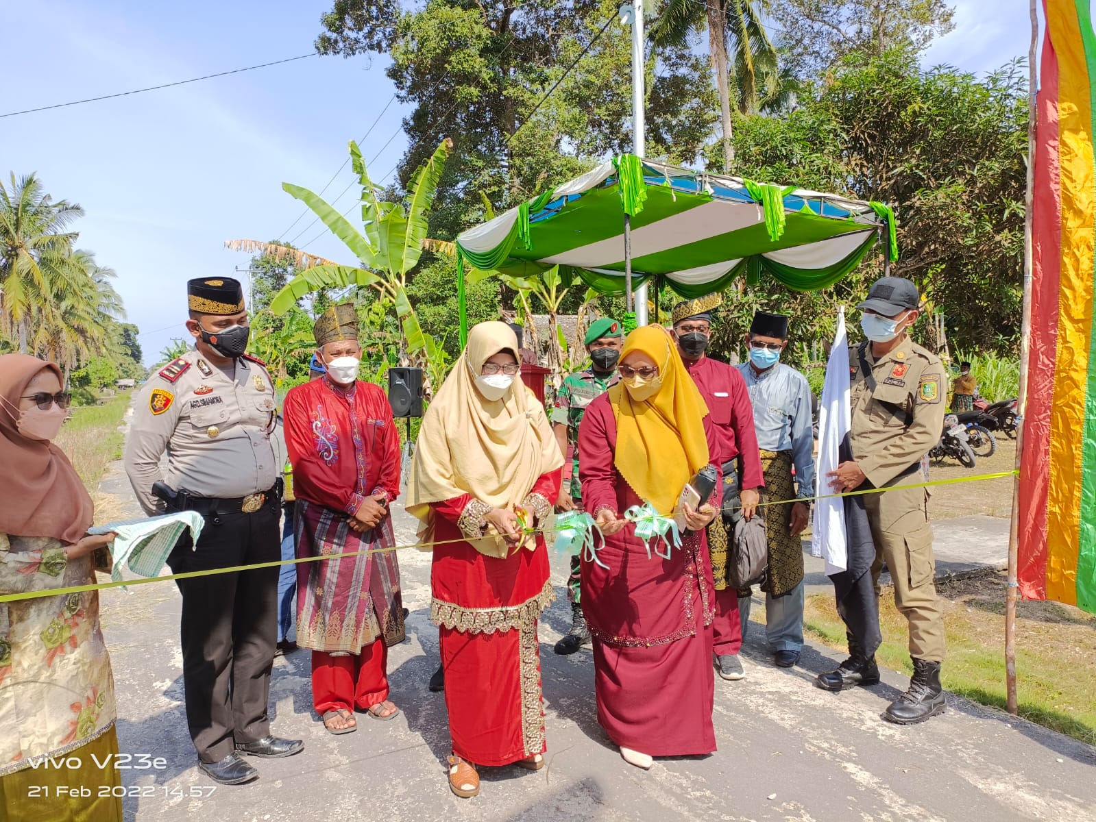 Pemcam Pulau Merbau Lepas Pawai dan Lantik Dewan Hakim MTQ Ke -11.  Meranti,-