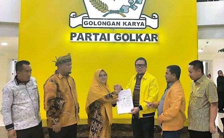 Resmi Diusung Golkar, Afni Zulkifli - Syamsurizal Siap Maju Pilkada Siak