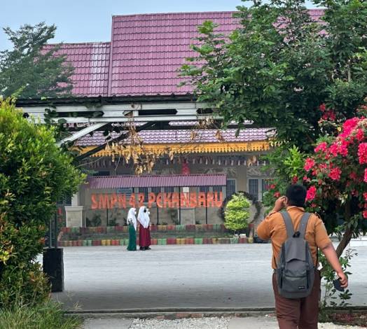 Udara Di Pekanbaru Tidak Sehat, Masih Banyak Siswa ke Sekolah Tak Pakai Masker