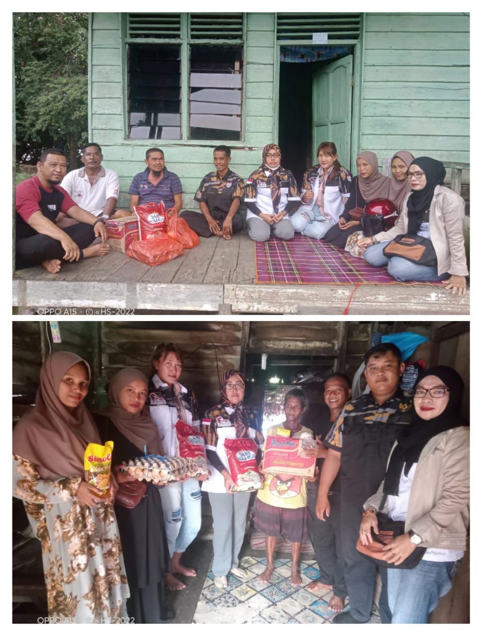 Ormas Pekat IB Meranti Kembali Salurkan Bantuan Warga Alai dan Beran.