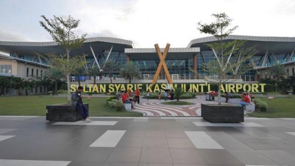 Penumpang di Bandara SSK II Pekanbaru meningkat