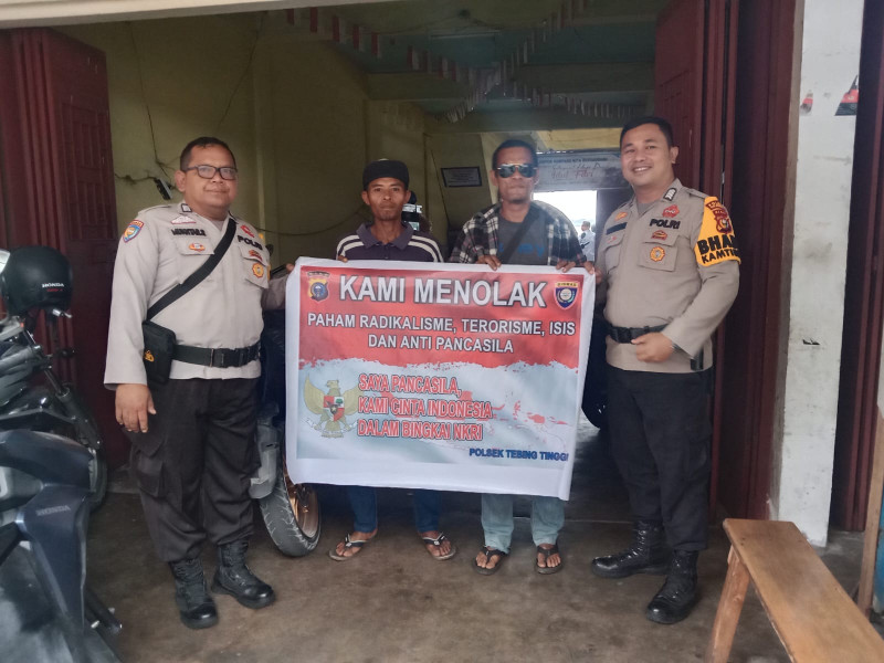 Hindari Penyimpangan Pemahaman, Bhabinkamtibmas Polsek Jajaran Polres Meranti Lakukan Binluh kepada 