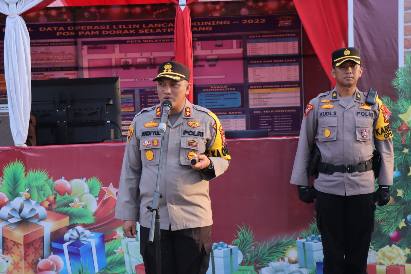 Polres Meranti Gelar Apel Gabungan Sinergitas Kesiapan Pengamanan Malam Pergantian Tahun Baru 2023