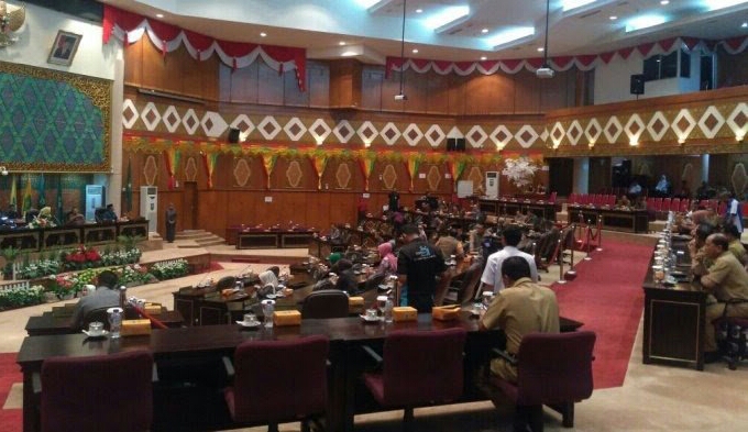 Hari Ini Paripurna DPRD Riau Penandatanganan Kesepakatan KUA PPAS APBD 2018