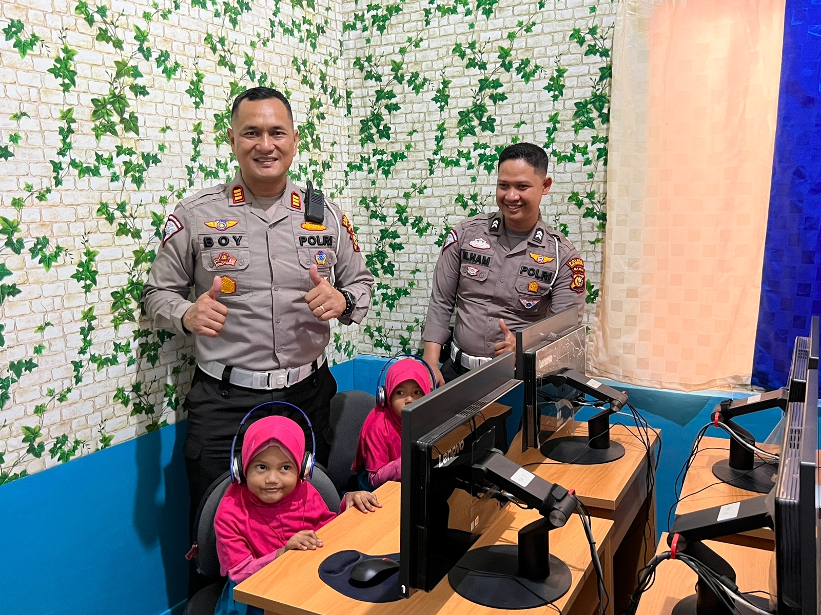 Satlantas Polres Kepulauan Meranti Ajarkan Anak Usia Dini Taat Berlalu Lintas.