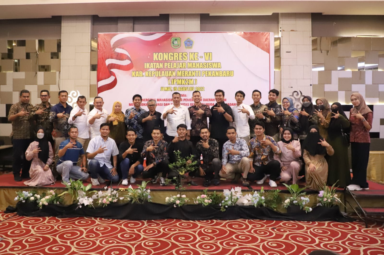 Buka Kongres Mahasiswa Meranti, Bupati : Mahasiswa Harus Ikut Sumbangkan Ide dan Pemikiran
