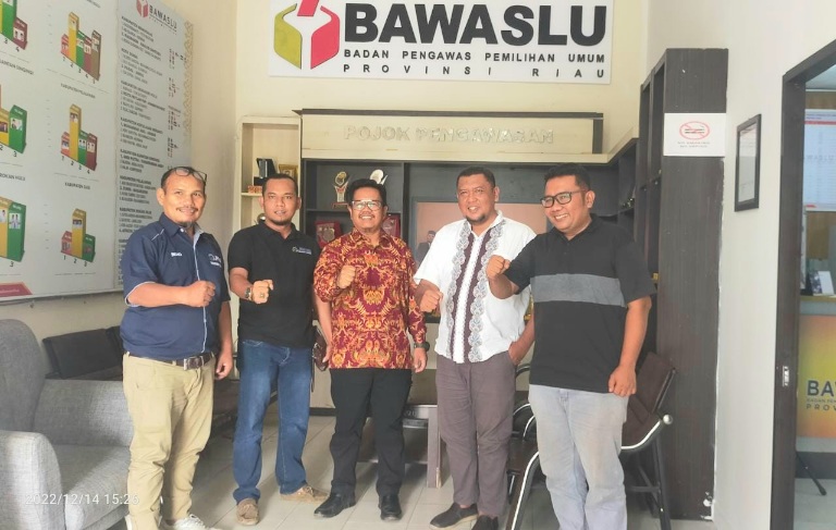 Bawaslu Riau Sambut Baik Kunjungan JMSI Riau dan Program Pokja Kepemiluan