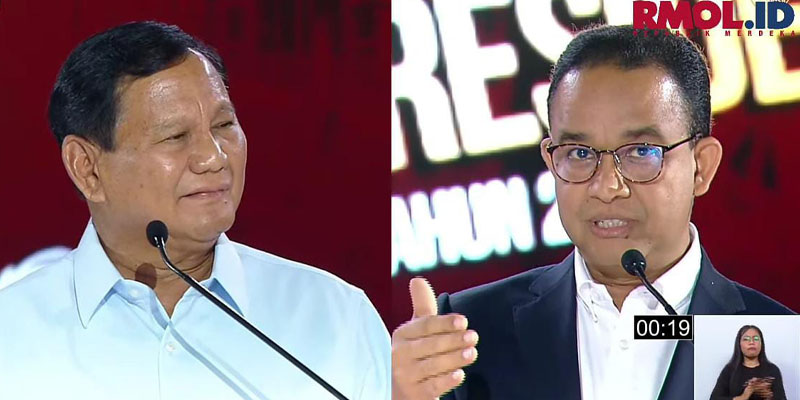 Survei Median: Prabowo Teratas, Anies Membayangi