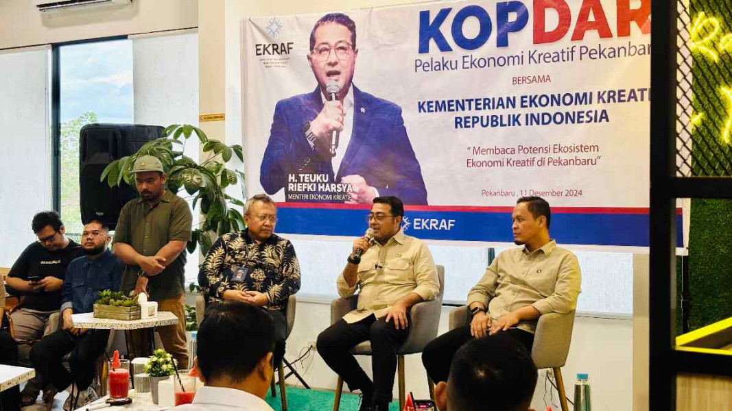 Menteri Ekonomi Kreatif dan Walikota Terpilih Agung Nugroho Dorong Pertumbuhan Ekonomi Kreatif di Pekanbaru