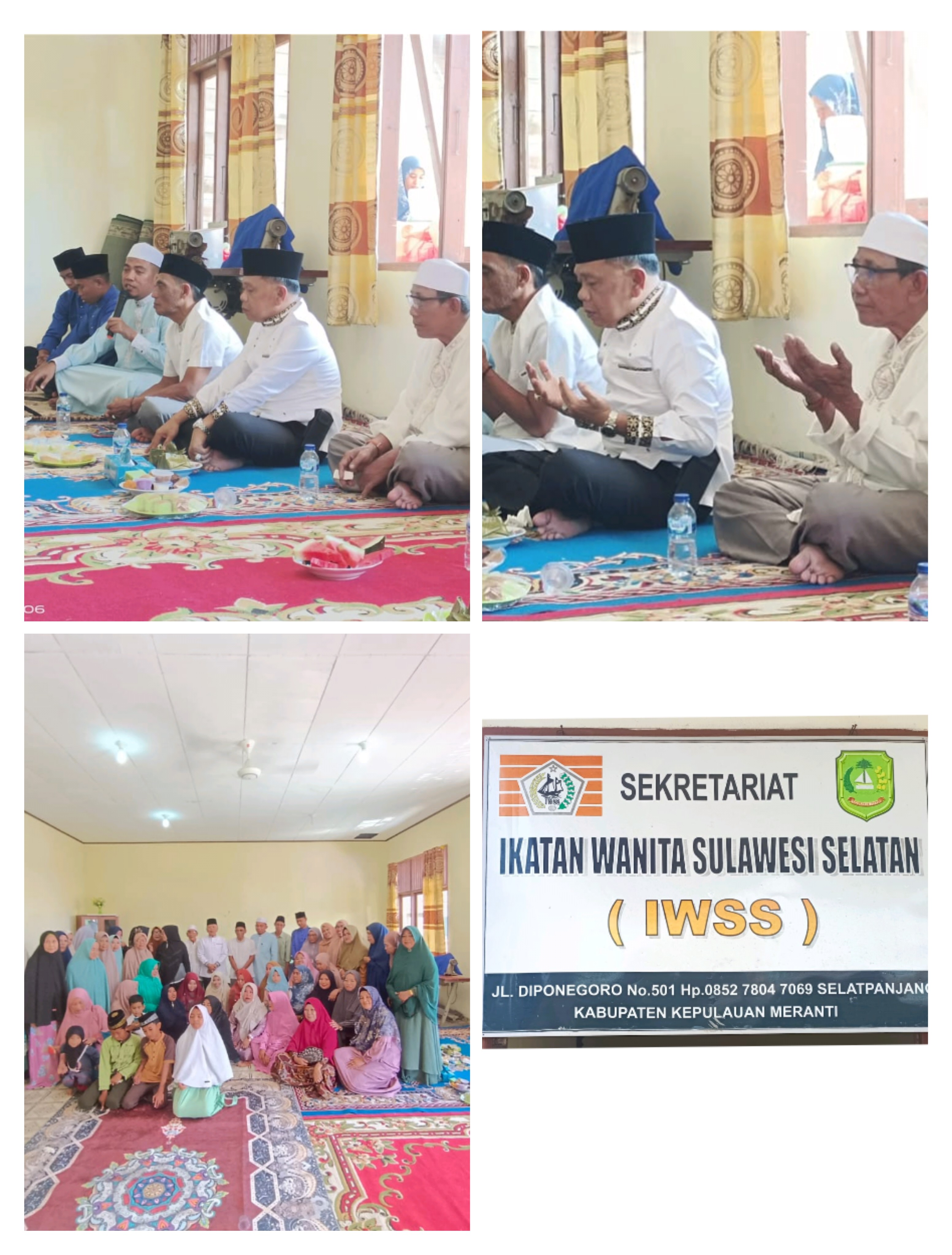 Wakil Bupati H.Asmar Hadiri Israk Mi'raj Kerukunan Keluarga Sulawesi Selatan Meranti.