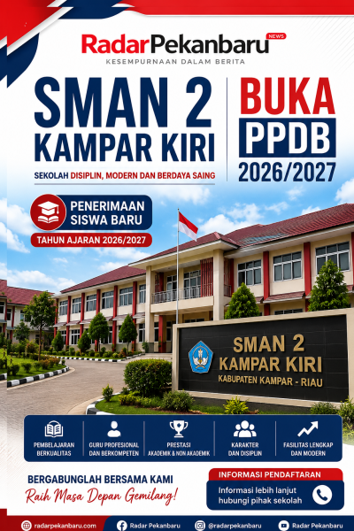 SMAN 2 Kampar Kiri Buka PPDB 2026/2027, Dorong Lahirnya Pelajar Disiplin dan Berdaya Saing