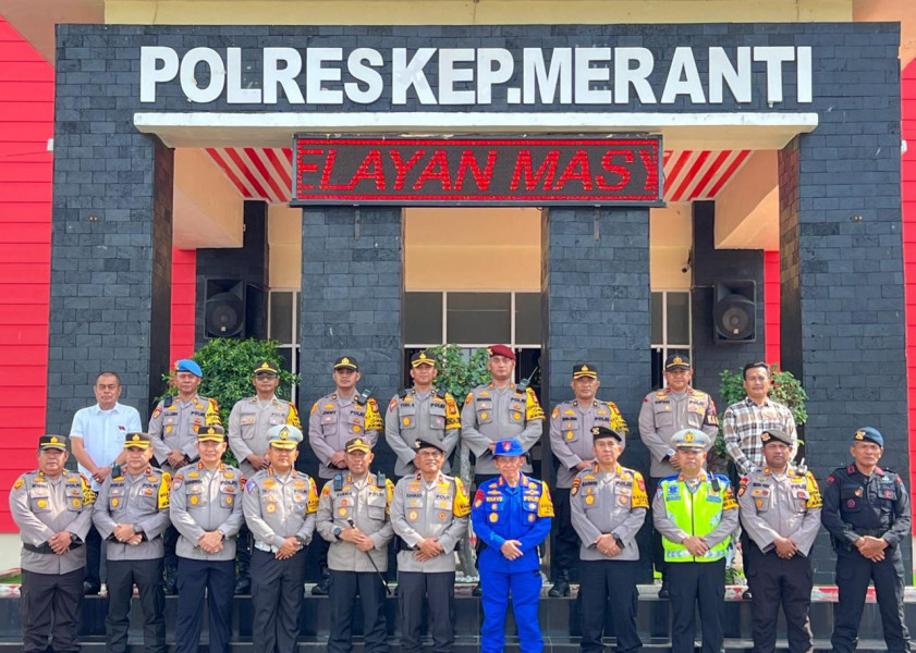 Wakapolda Supervisi Kesiapan Pengamanan Pungut Suara di Kabupaten Kepulauan Meranti