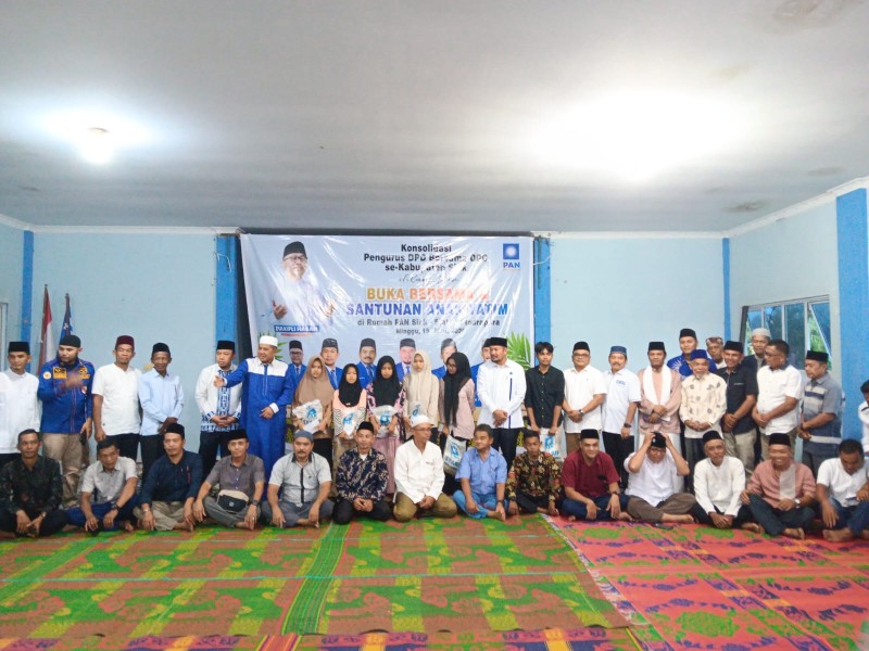 PAN Siak Gelar Konsolidasi Kader dan Santuni Anak Yatim di Bulan Ramadan