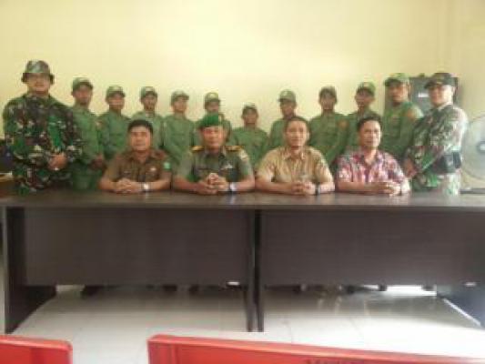 10 Linmas Siak Kecil Akan Dilatih Oleh TNI Koramil Bukit Batu