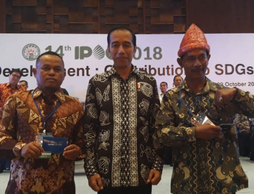 Petani Sawit Swadaya di Petapahan Raih Penghargaan di IPOC 2018