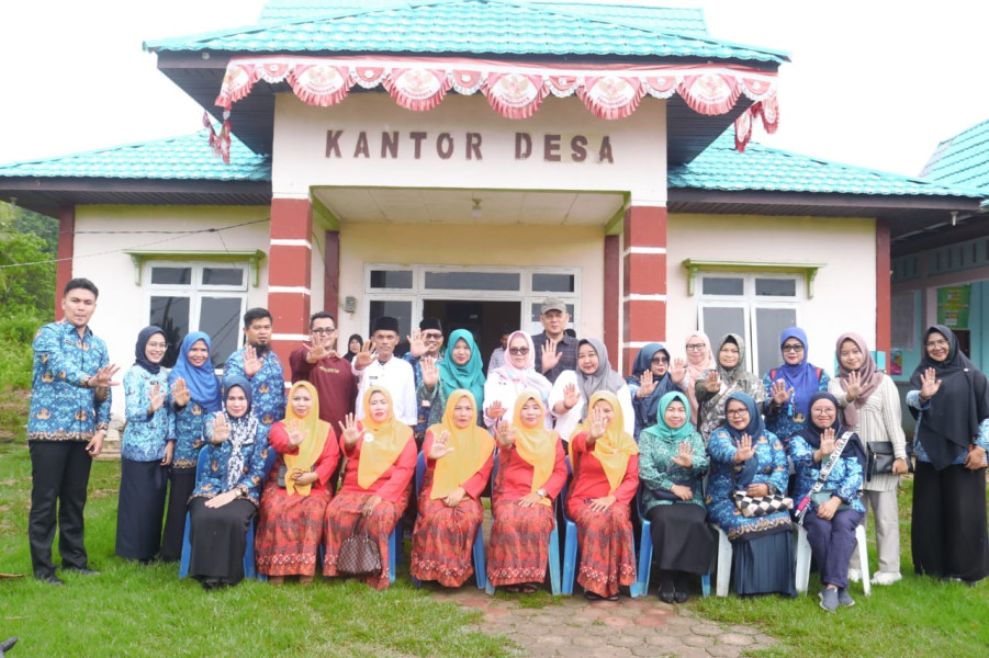 Verifikasi Data Stunting, TPPS Meranti Dampingi Tim Penilai Provinsi Riau