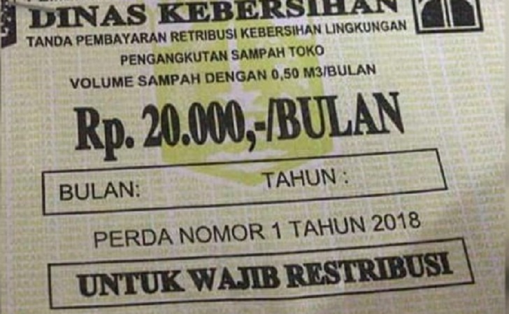 Laporkan Oknum Pungut Retribusi Sampah Secara Tunai