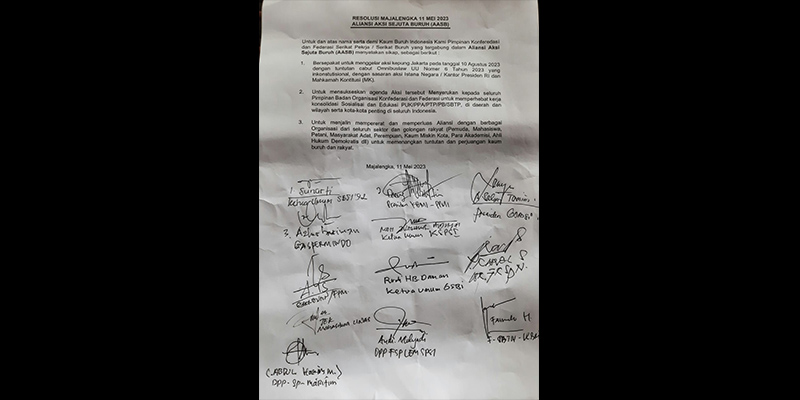 Terus Tolak UU Omnibus Law Cipta Kerja, Buruh Akan Kepung Jakarta