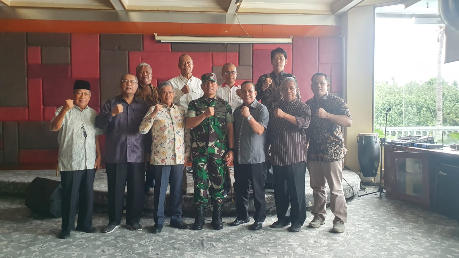Inisiator Pemekaran Kabupaten di Riau Silaturahmi dengan Danrem 031/WB