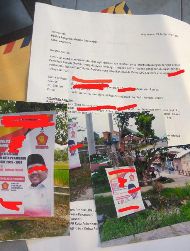 Diduga Lakukan Pelanggaran Pemilu, Warga Pekanbaru Minta Pencalonan Caleg ini Dibatalkan