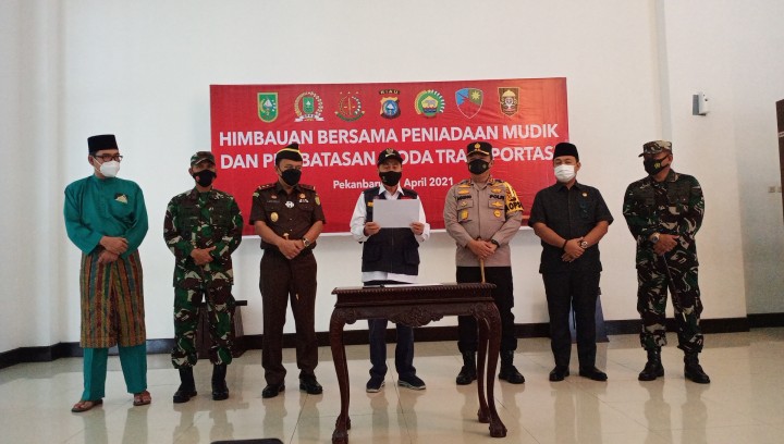 Deklarasi Untuk Tidak Mudik, Syamsuar : Jika Ada Yang Melanggar Akan Dikarantina