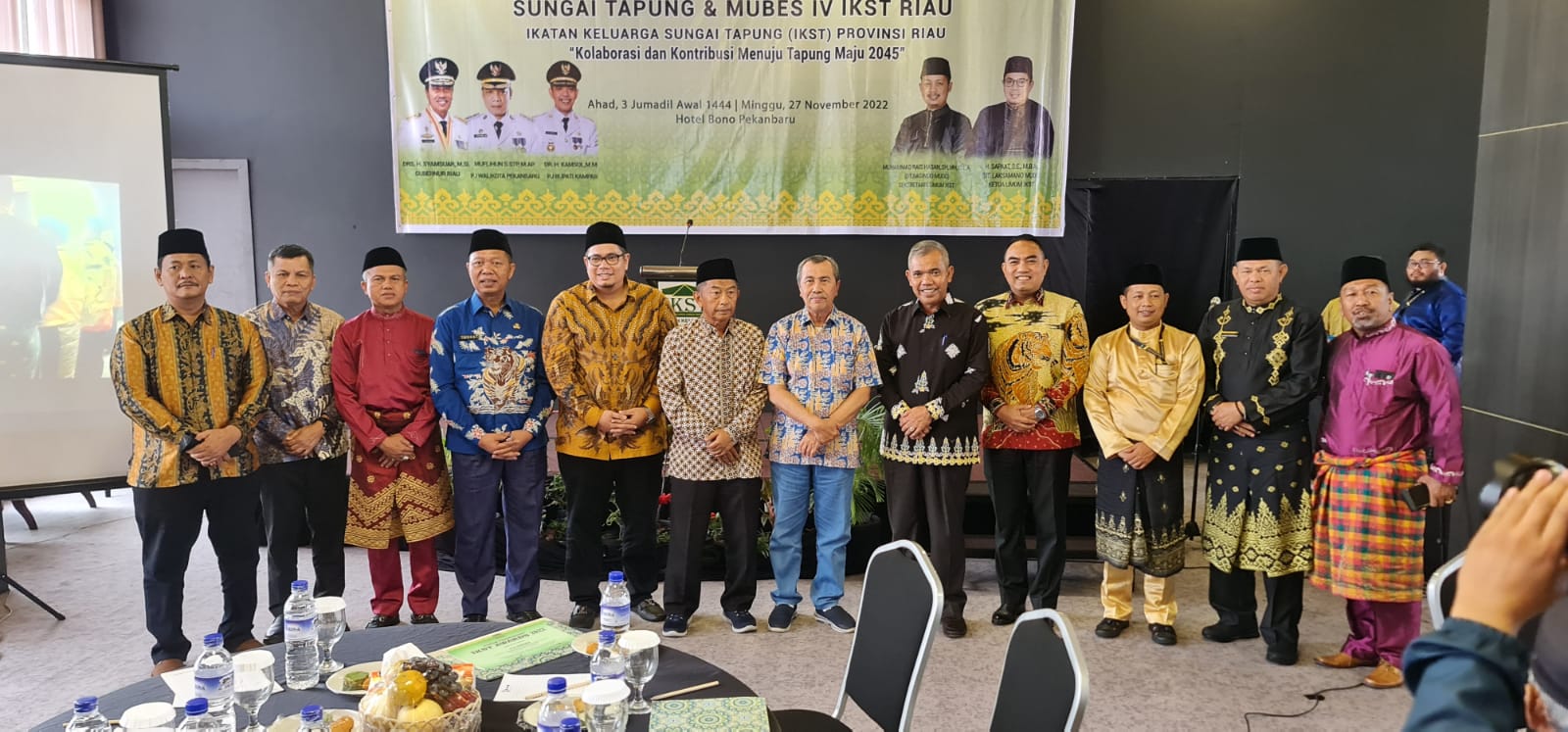 Aklamasi Sapaat Dt Laksamano Mudo  terpilih kembali sebagai Ketua Umum IKST Riau Periode 2022 - 2025