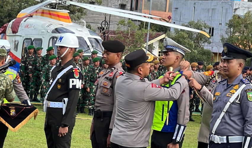 Polda Riau Kerahkan 1.160 Personel Amankan Natal dan Tahun Baru