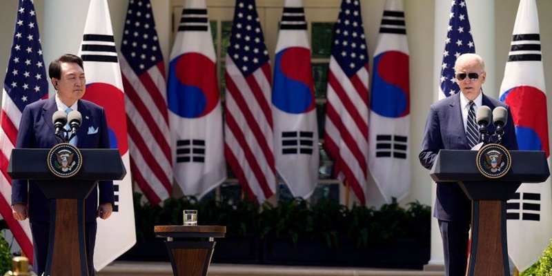 Cegah Nuklir Korea Utara, AS dan Korsel Umumkan Deklarasi Washington