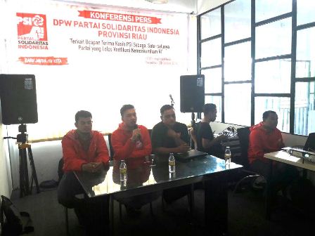 DPW PSI Riau Ungkapkan Rasa Syukur Kepada Media Atas Lolosnya Verifikasi Kemenkumham