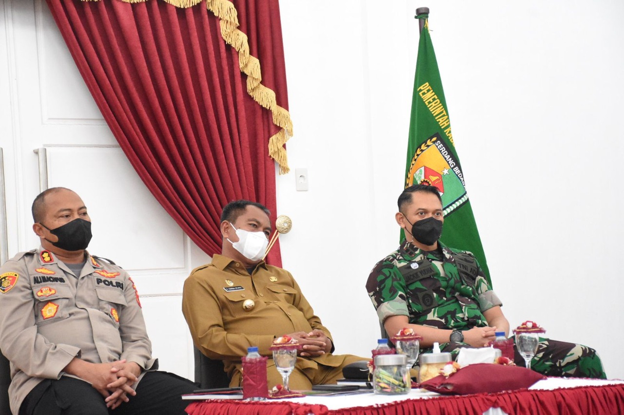 Bupati H Darma Wijaya Ikuti Secara Virtual Pengarahan Presiden RI