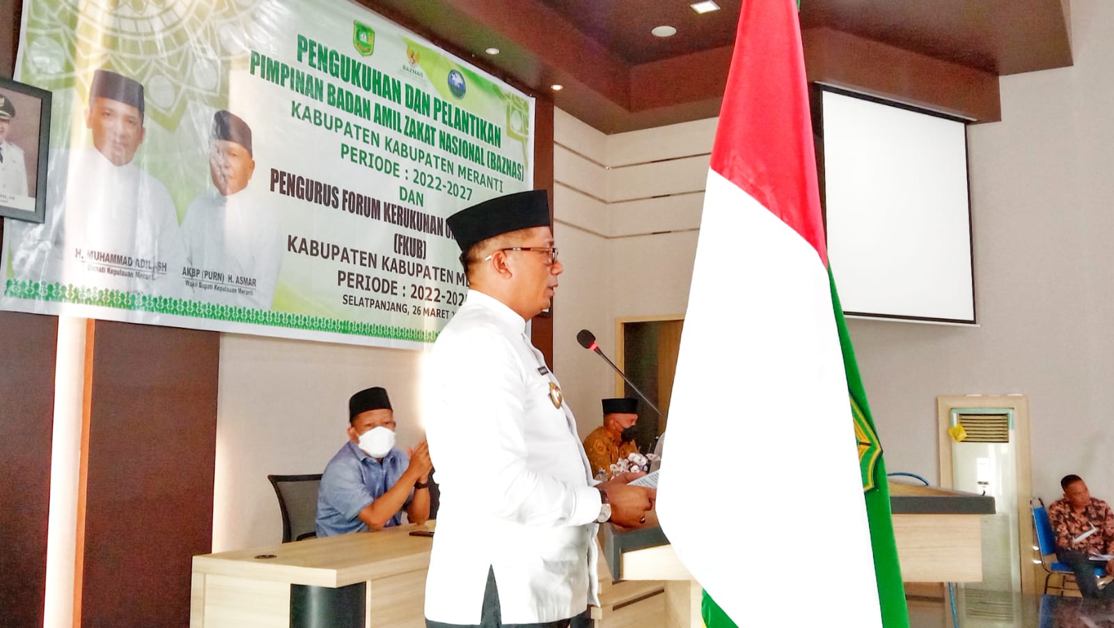 Bupati HM Adil Kukuhkan Dua Sekaligus Baznas dan FKUB di Kabupaten Kepulauan Meranti